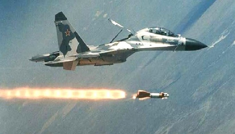 Không quân Nga không kích IS trên chiến trường Syria - ảnh minh hỏa Masdar