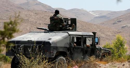 Binh sĩ Lebanon trên chiến trường biên giới Lebanon - Syria