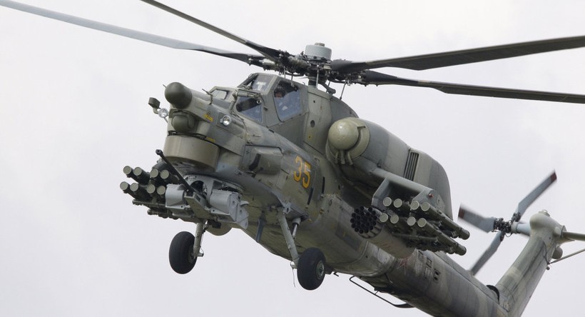Trực thăng tấn công Mi-28N (Thợ săn đêm) - ảnh Sputnik 