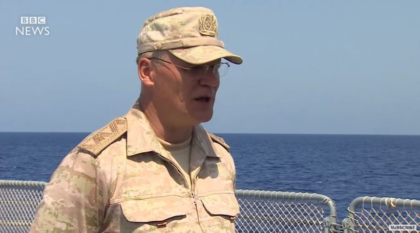 Phát ngôn viên Bộ Quốc phòng Nga, thiếu tướng Igor Konashenkov trả lời phỏng vấn - ảnh video BBC