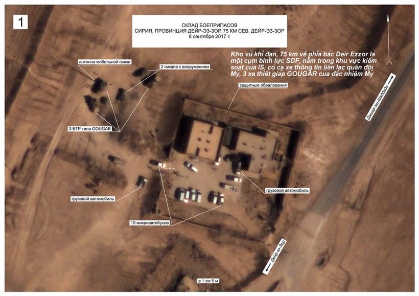 Bức không ảnh tố cáo mối quan hệ đặc biệt giữa đặc nhiệm Mỹ, SDF và IS trên chiến trường Deir Ezzor