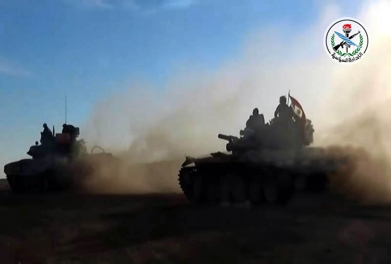 Quân đội Syria tấn công trên chiến trường thành phố Mayadeen - ảnh minh họa South Front