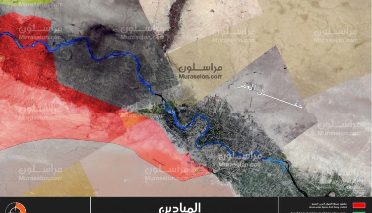 Tổng quan tình hình chiến trường Deir Ezzor tính đến ngày 08.102017 theo Muraselon