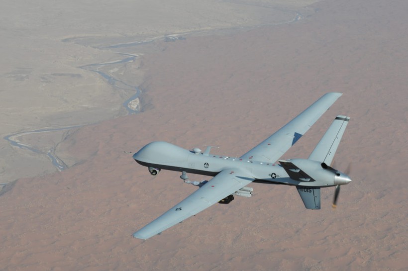 Máy bay không người lái tấn công Mỹ MQ-9 Reaper - ảnh minh họa South Front