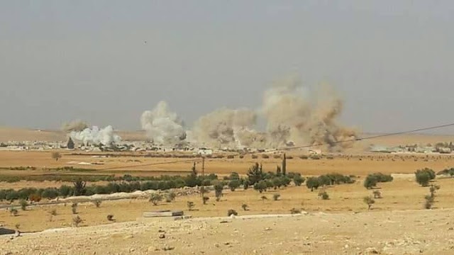 Pháo binh, tên lửa quân đội Syria bắn phá dữ dội khu vực Hama - ảnh minh họa Masdar News
