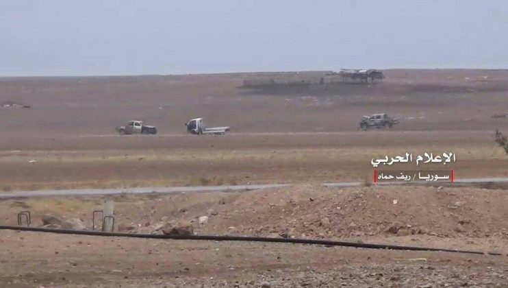 Khu vực chiến trường phía đông bắc tỉnh Hama - ảnh minh họa Al-Masdar News