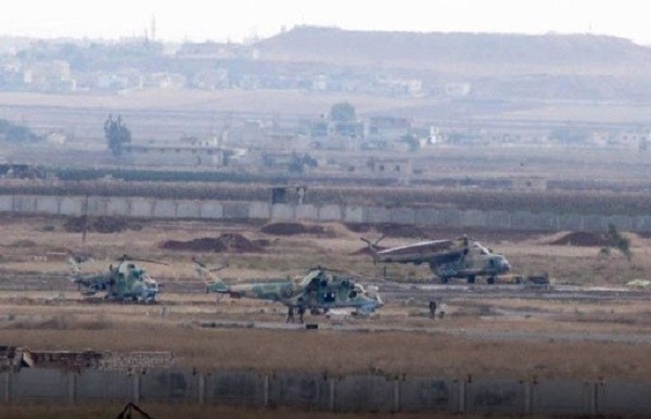 Sân bay quân sự Deir Ezzor, khu vực được cho là bị tấn công bằng xe VBIED của IS - ảnh Muraselon
