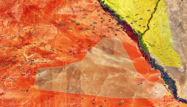 Chiến tuyến chiến trường Deir Ezzor tính đến ngày 29.11.2017 theo South Front - ảnh Muraselon