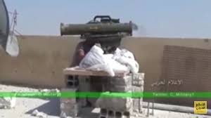 Binh sĩ lực lượng vũ trang Syria sử dụng tên lửa chống tăng ATGM