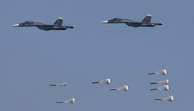 Không quân Nga không kích, ảnh minh họa Muraselon
