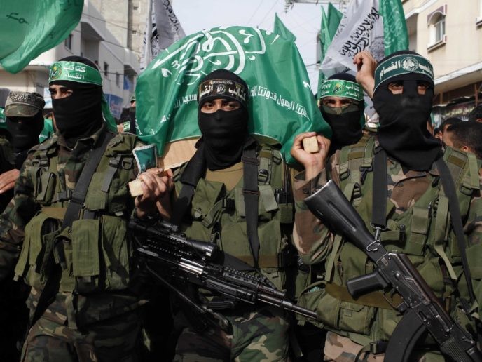 Nhóm chiến binh nổi dậy Hamas trên dải Gaza - ảnh minh họa South Front