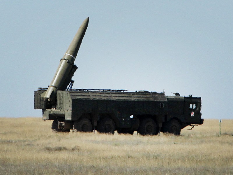 Tên lửa đạn đạo, hành trình chiến thuật Iskander được sử dụng ở Syria - ảnh minh họa South Front