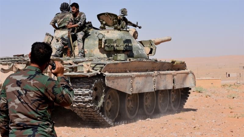 Binh sĩ lực lượng Tiger trên chiến trường tỉnh Idlib - ảnh minh họa Masdar News