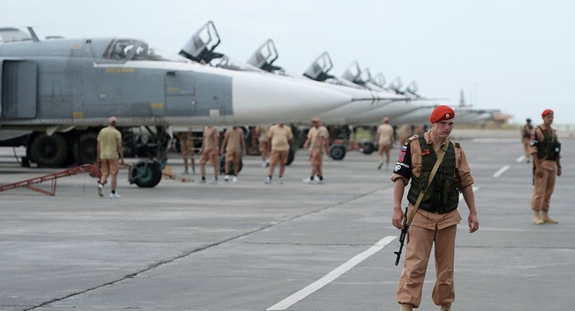 Căn cứ không quân Nga Khmeimim trong địa phận tỉnh Latakia - ảnh Bộ quốc phòng Nga