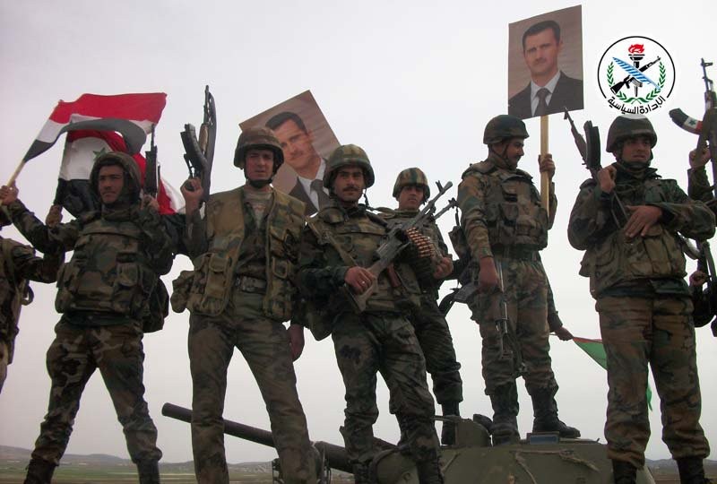 Binh sĩ lực lượng Lá chắn Qalamoun trên chiến trường Hama - ảnh minh họa Masdar News