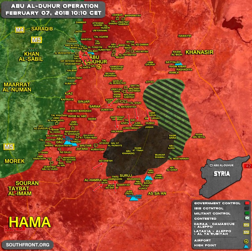 Tổng quan tình hình chiến sự khu vực Idlib, Hama - ảnh South Front