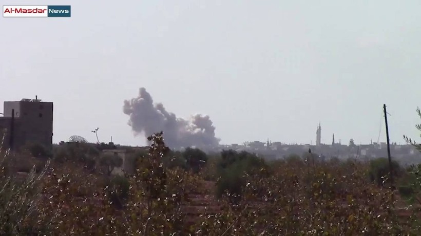 Không quân Nga không kích dữ dội phiến quân ở Hama - ảnh Masdar News
