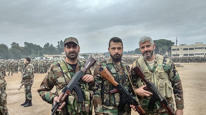 Một nhóm binh sĩ thuộc sư đoàn cơ giới số 4 trên chiến trường Đông Ghouta - ảnh minh họa South Front