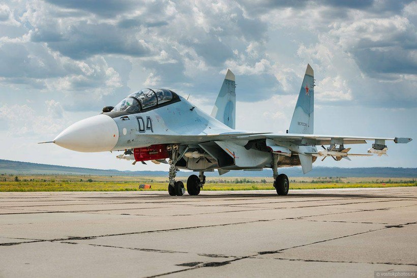 Máy bay tấn công Su-30SM của Nga ở Syria