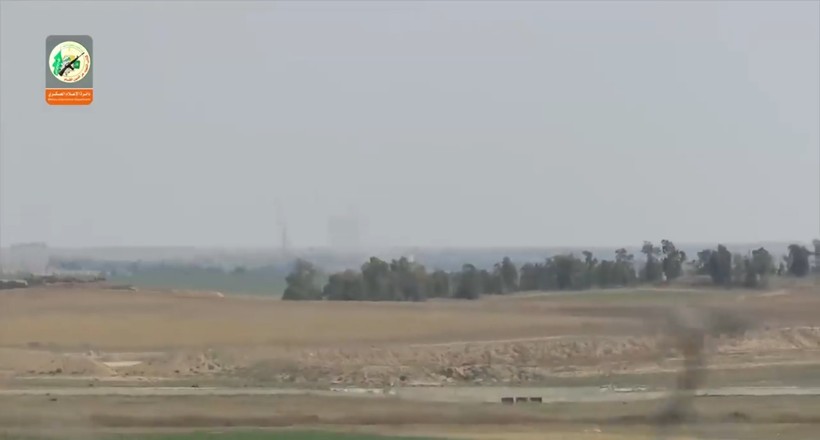 Hamaz bắn đạn cối tự chế vào căn cứ quân sự Israel. Ảnh minh họa Video