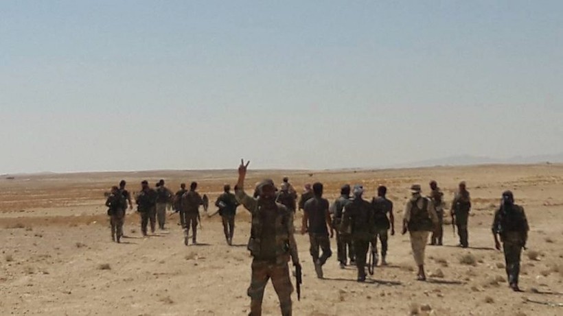 Lực lượng Vệ binh Cộng hòa trên chiến trường Sweida. Ảnh minh họa Masdar News