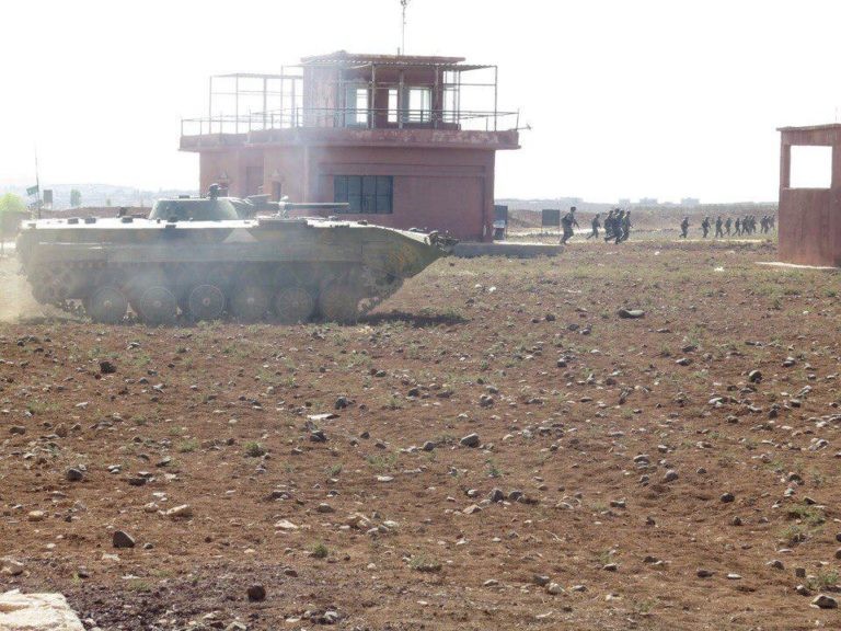 Quân đội Syria huấn luyện chiến đấu ở Daraa. Ảnh South Front