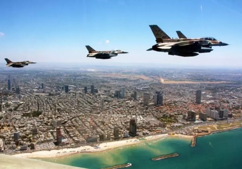 Không quân Israel trên không phận Lebanon. Ảnh minh họa Masdar News