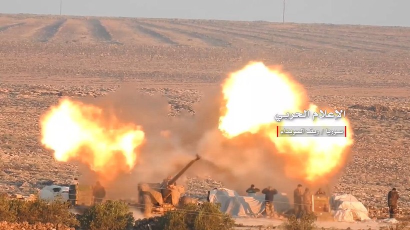 Quân đội Syria tiến công tiêu diệt IS, giải phóng khu vực Khirbat Al-Ambashi ở tỉnh Sweida