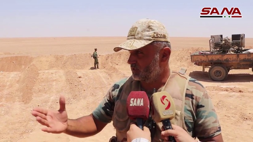 Sĩ quan chỉ huy Syria trả lời phỏng vấn kênh SANA