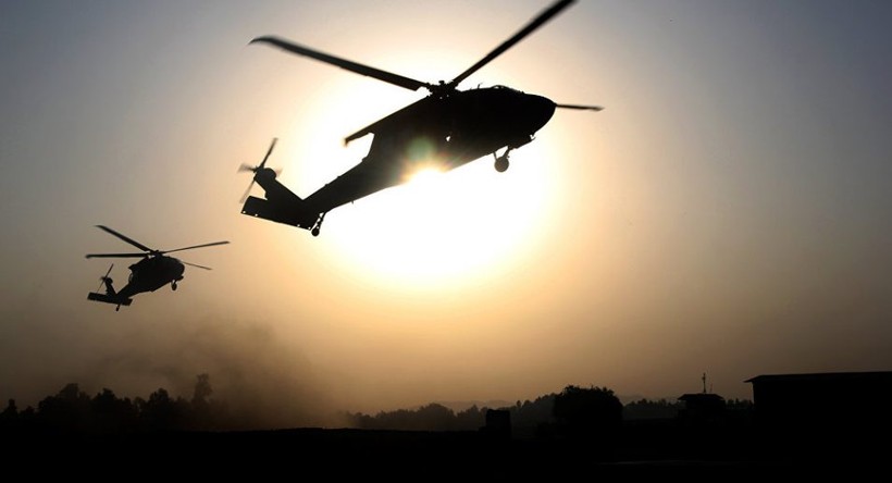 Ảnh minh họa The Levant. Trực thăng quân đội Mỹ cứu hộ và di tản chỉ huy chiến trùong IS