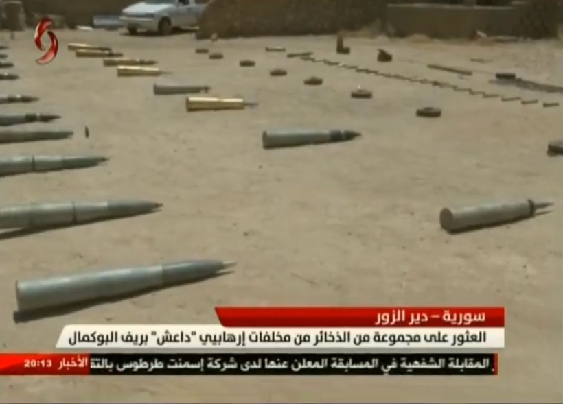 Vũ khí, trang vị và đạn dược của IS ở DeirEzzor