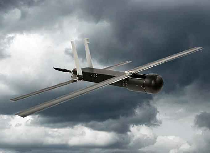 Máy bay không người lái (UAV) Raytheon Coyote. Ảnh minh họa của Raytheon