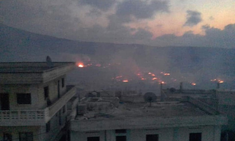 Quân đội Syria pháo kích dữ dội lực lượng Hồi giáo cực đoan ở Hama. Ảnh minh họa Masdar News