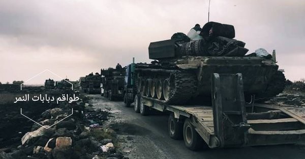 Các đơn vị chủ lực của sư đoàn Tiger bắt đầu cơ động về Idlib. Ảnh minh họa Masdar News