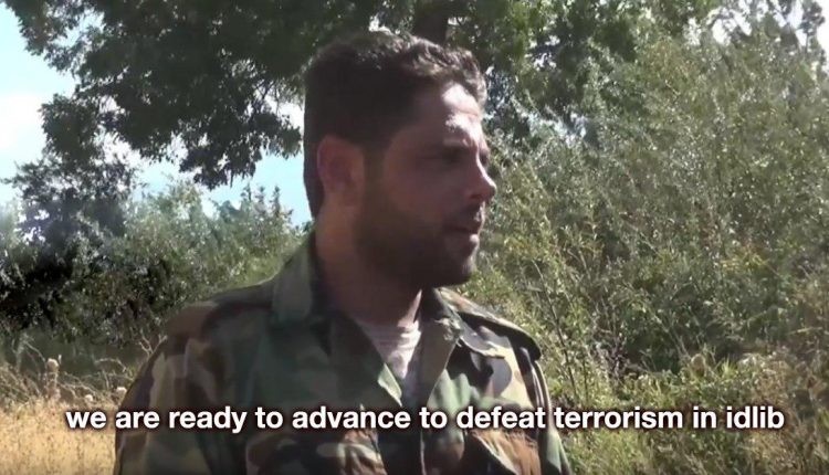Sĩ quan, binh sĩ Syria đã sẵn sàng cho cuộc tấn công vào Idlib, Hama, Latakia. Ảnh minh họa video Ruptly.