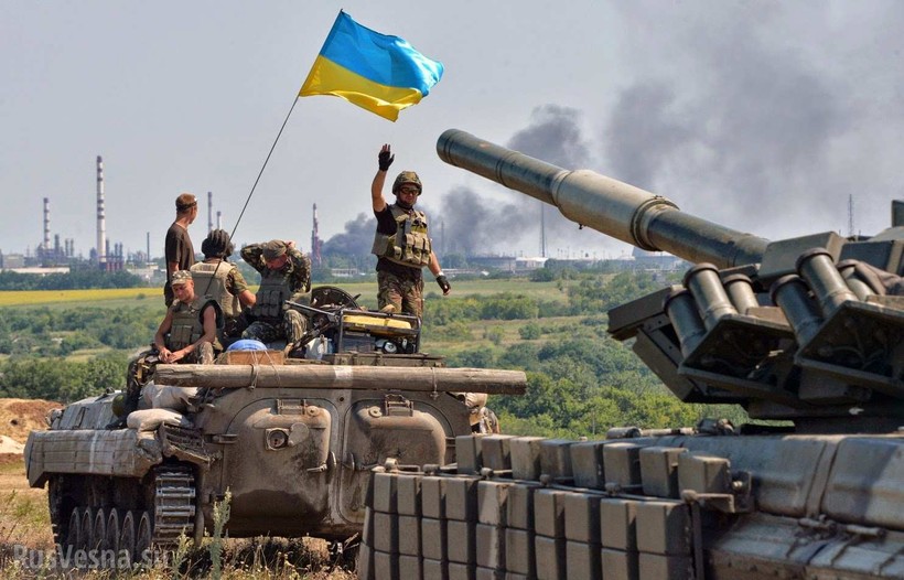 Quân đội Ukraine chuẩn bị sẵn sàng cho cuộc tấn công. Ảnh minh họa Rusvesna