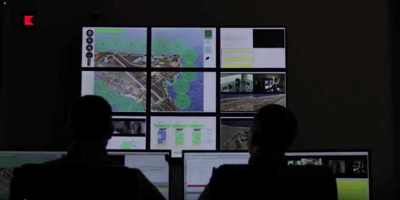 Trung tâm hệ thống chỉ huy, điều hành phòng ngự mục tiêu bằng trí tuệ nhân tạo. Video Kalashnikov Media