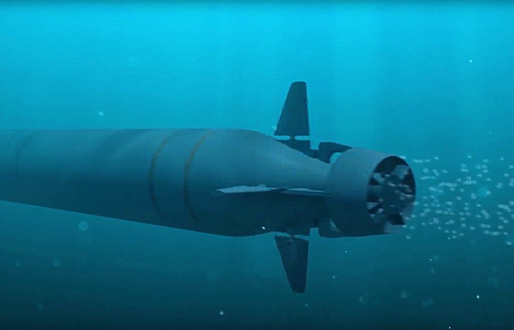 Ngư lôi hạt nhân UUV Poseidon. Ảnh minh họa: TASS.