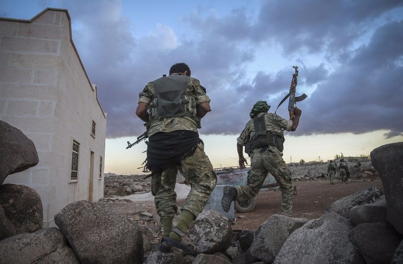 Các chiến binh Quân đội Syria tự do FSA. Ảnh minh họa: Masdar News.