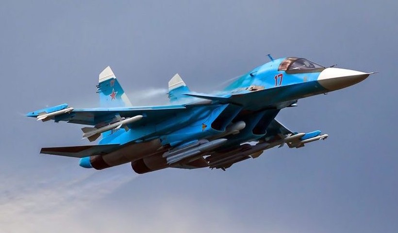 Máy bay ném bom chiến trường Su-34. Ảnh minh họa: Rusian Gazeta.
