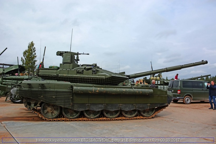 Xe tăng T-90M Nga phiên bản nâng cấp mới nhất. Ảnh: TASS.