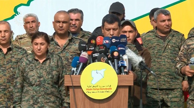 Lực lượng Dân chủ Syria tuyên bố giành thắng lợi, tiêu diệt hoàn toàn IS. Ảnh: South Front.