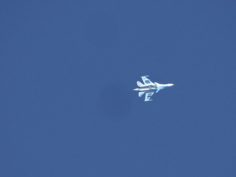 Máy bay chiến đấu Nga trên chiến trường Hama, Idlib. Ảnh minh họa: Muraselon.