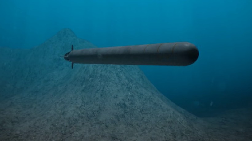 Ngư lôi, tàu ngầm không người lái động cơ nguyên tử Poseidon. Ảnh minh họa TV Zvezda