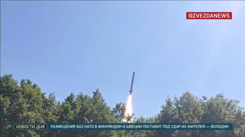 Phóng tên lửa Iskander-K. Ảnh minh họa video.