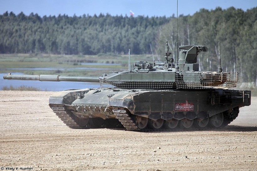 Xe tăng T-90M quân đội Nga. Ảnh RG