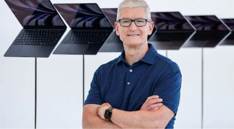 CEO Tim Cook của Apple. Ảnh Nikkei Asia