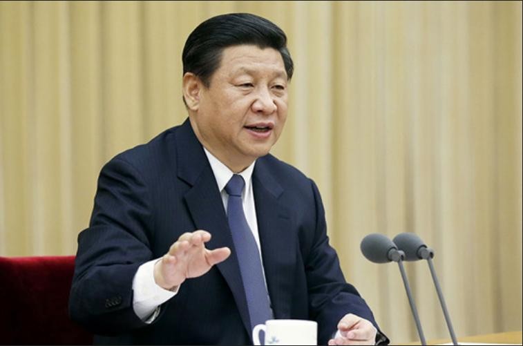 Chủ tịch Trung Quốc Tập Cận Bình tỏ thái độ kiên quyết chống tham nhũng. Ảnh: Đại Công báo, Hồng Kông.