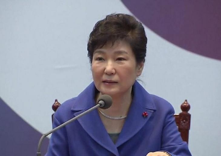 Tổng thống Hàn Quốc, bà Park Geun-hye (ảnh tư liệu)