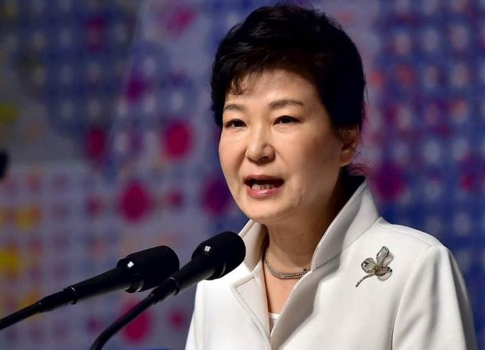 Tổng thống Hàn Quốc, bà Park Geun-hye. Ảnh: The Indian Express